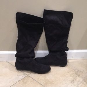 Zigischo tall black boots